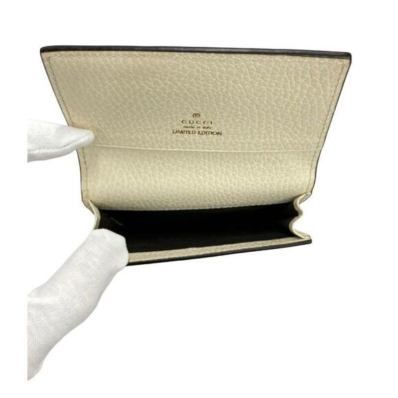 Gucci Card Case Leather PVC Ggmarmont 474748 2067 Women's Gucci - Picture 5 of 10